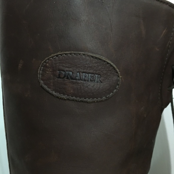 Draper of Glastonbury Winter Leather Brown Boots - Picture 7 of 16